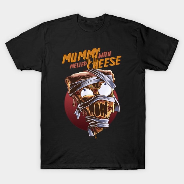 Pizza Mummy T-Shirt by namanyastudios